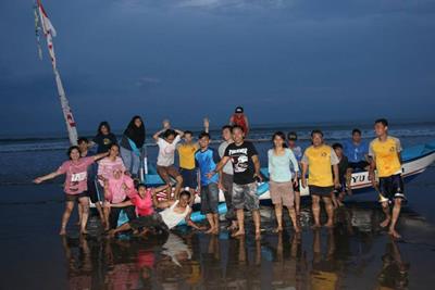 Outing Karyawan Gereja ke Pangandaran - Ciamis, Jawa Barat