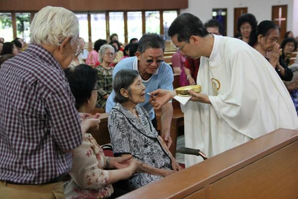 Misa Perayaan Paskah Kelompok Lanjut Usia Bosco (KLUB) 