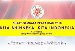 Surat Gembala Prapaskah 2018