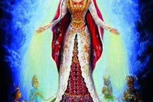 Mahkota Santa Maria Bunda Segala Suku Bukan dari Bunga Mawar  Tetapi Kepulauan INDONESIA